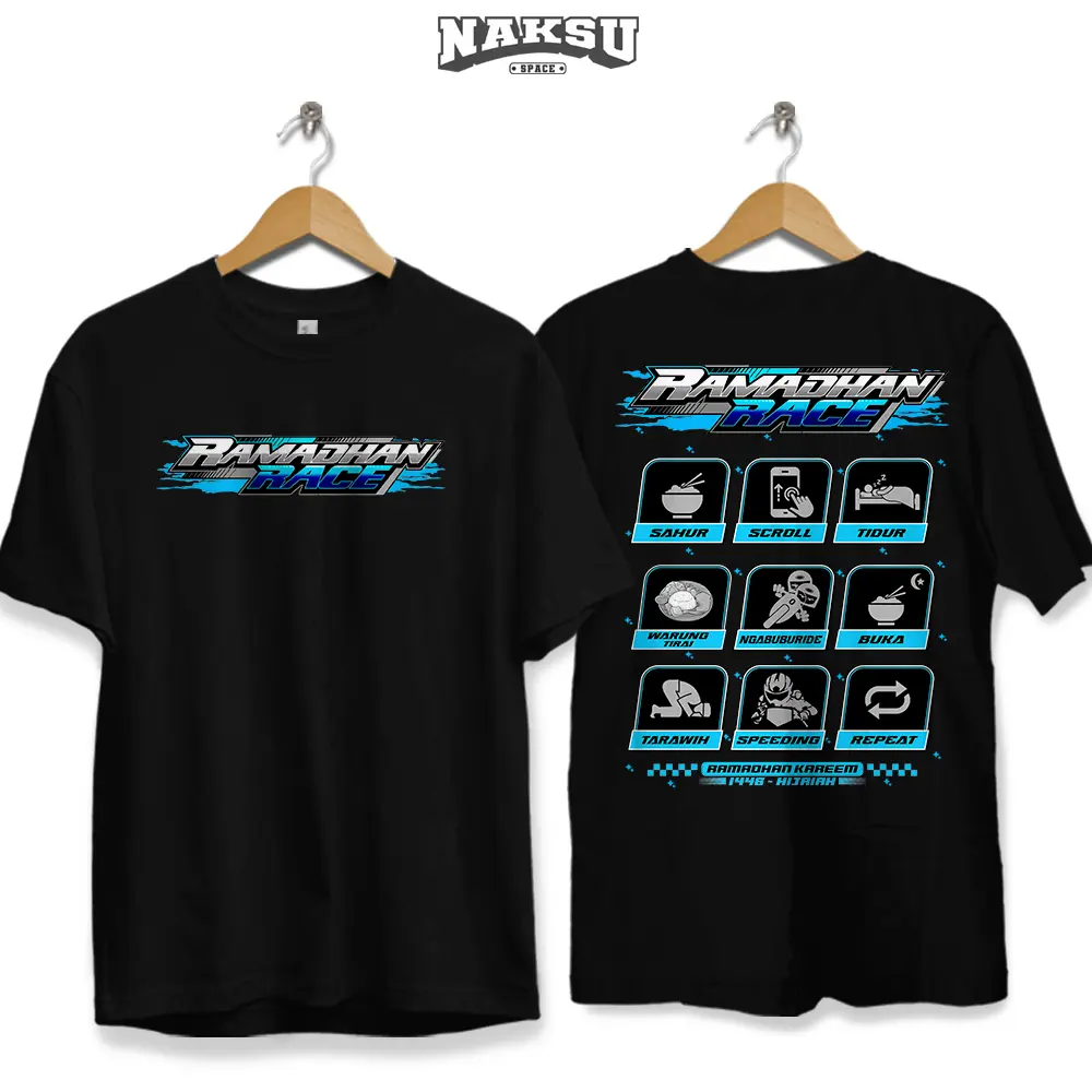 KAOS RAMADHAN RACE DEWASA PAKAIAN LAKI-LAKI BAJU LEBARAN ICON DI BULAN PUASA vol 2