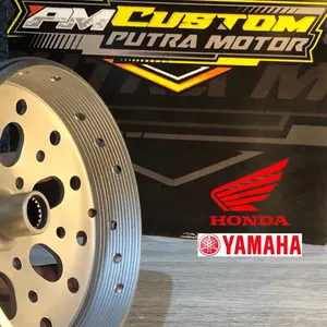 Mangkok Ganda Kartel Garis / mangkok ganda anti gredeg / untuk semua motor matic