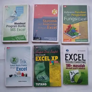 Buku Komputer, Ms Excel, Website; Program Bantu EXCEL, STATISTIK dgn EXCEL, FUNGSI EXCEL, BISNIS dgn EXCEL, EXCEL XP, EXCEL TROUBLESHOOTING, REGENERASI EXCEL, DATA ANALYSIS dgn Ms EXCEL, GILA Download REGISTRY FILE REG, WEBSITE HANTU,..Cek Variasi Deskri
