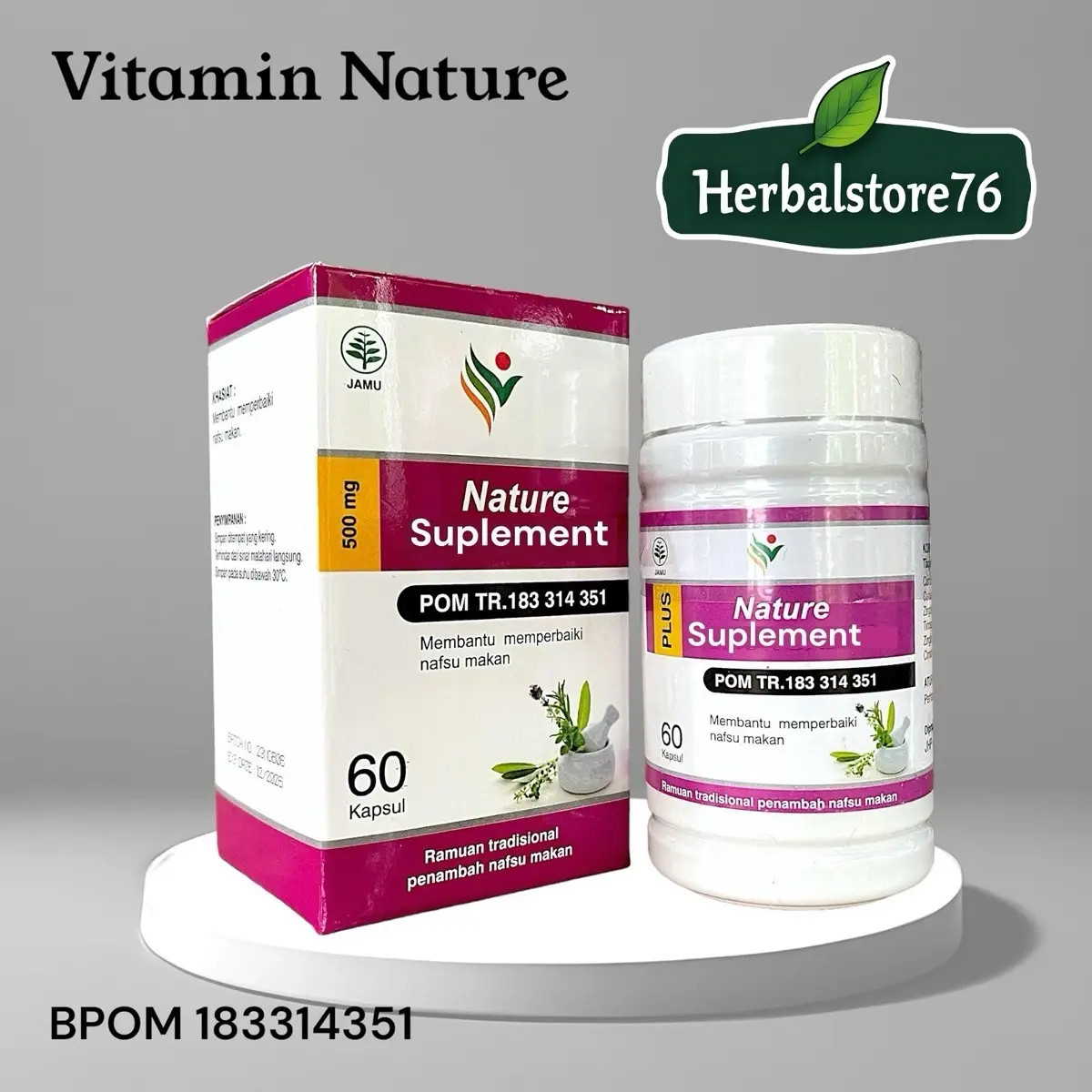Vitamin Nature Suplement Kesehatan Gemoy