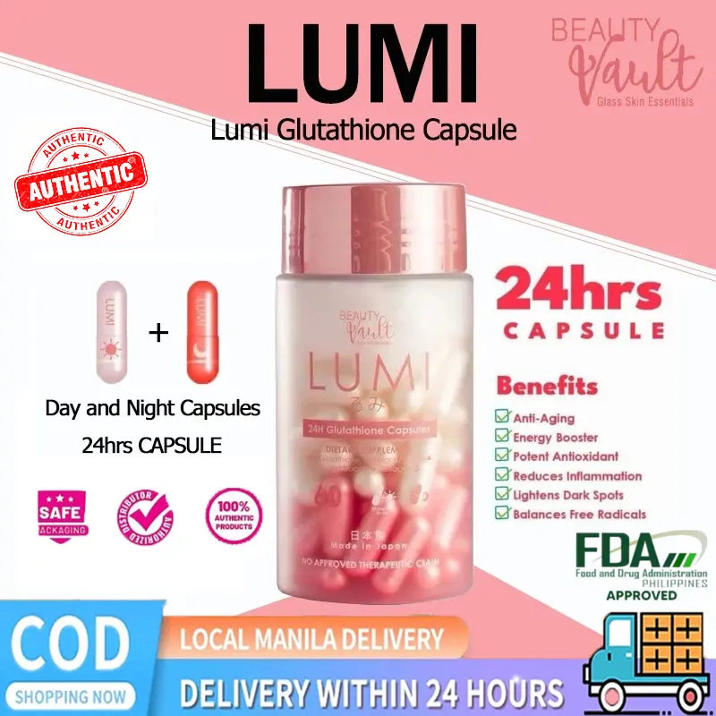 BEAUTY VAULT LUMI 24H CAPSULES Glutathione Collagen Colagen Vitamin  Healthcare Supplement Edible Supplement - TikTok Shop Philippines