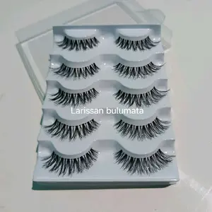Larissan bulumata Bulu Mata Palsu WSP X Isi 5 Untuk Tampilan Mata Lebih Menawan  Eyelash