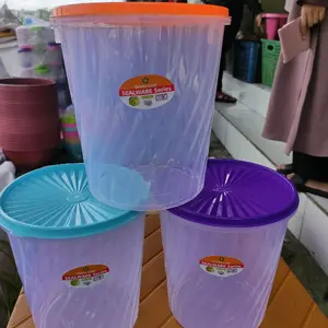 3 buah toples sealware 4 liter greenline model ulir