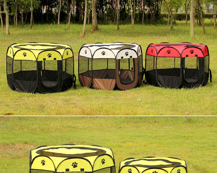 Product Introduction of 《SG STOCK》Foldable Pets fence dog cat cages doghouse kennel waterproof durable Sturdy thick Oxford cloth Easy 10