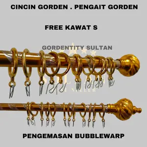 CINCIN GORDEN PENGAIT GORDEN + FREE KAWAT S 12 PCS / SELUSIN