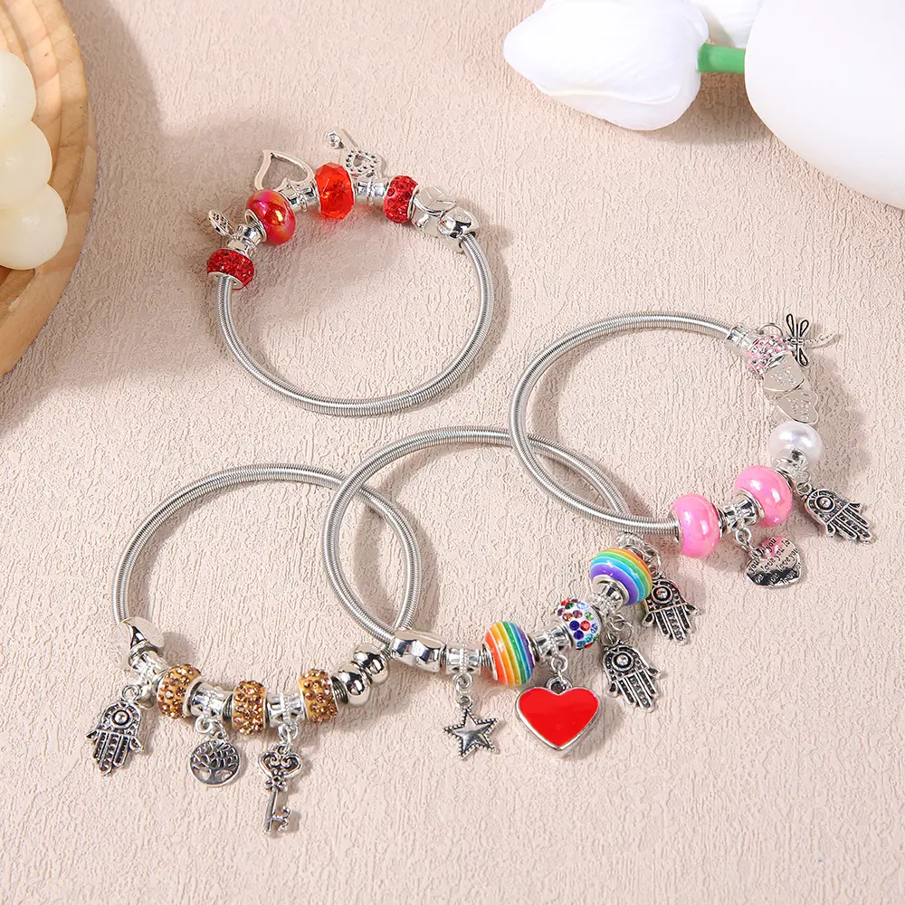 Gelang Titanium Baja / Gelang Aesthetic / Gelang Tangan Wanita