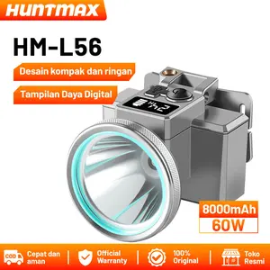 HUNTMAX L56 Senter Kepala Portable / Senter Waterproof 60W 800lumen 8000mAh