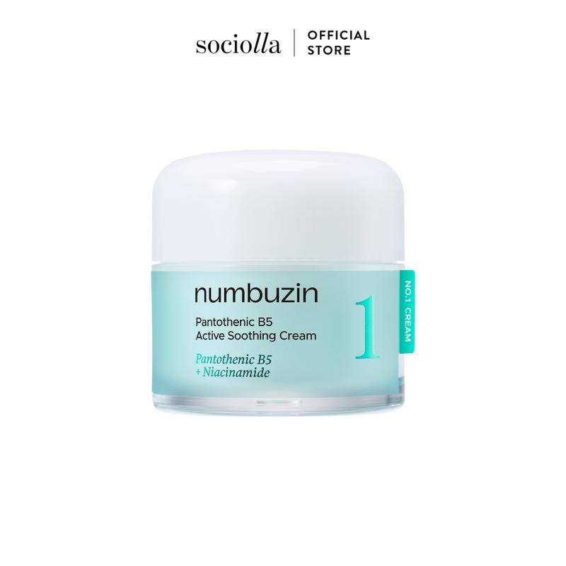 Kem Dưỡng Dịu Da B5 NUMBUZIN Hoạt Tính No.1 Pantothenic B5 Active Soothing Cream