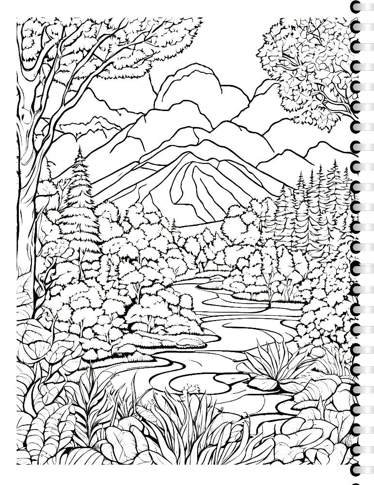 Product Introduction of Color You Calm - Adult Coloring Book for Stress Relief 6