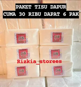 TISU DAPUR DAPAT 6 PAK / TISU DAPUR SERBAGUNA / TISU KOMPOR BISA DI CUCI