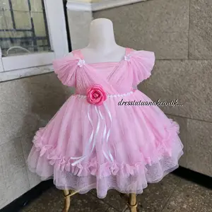 Dress simple mawar_ fashion anak