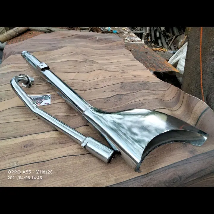 Knalpot Sirip Hiu PNP StreetCub Grand Astrea C70 Supra All Motor Bebek 4