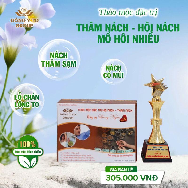 Thảo mộc đặc trị hôi nách vĩnh viễn chính hãng, Bột Thảo Dược Khử Mùi Lan Chi Hết Hôi Nách-Hôi Chân-Đông Y TD GROUP