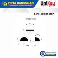 Gambar UNIKEY DST 014 SN DOOR STOP PENAHAN PINTU LANTAI GANJELAN PINTU SATIN NIKEL dari Tirta Bangunan Kota Depok 4 Tokopedia