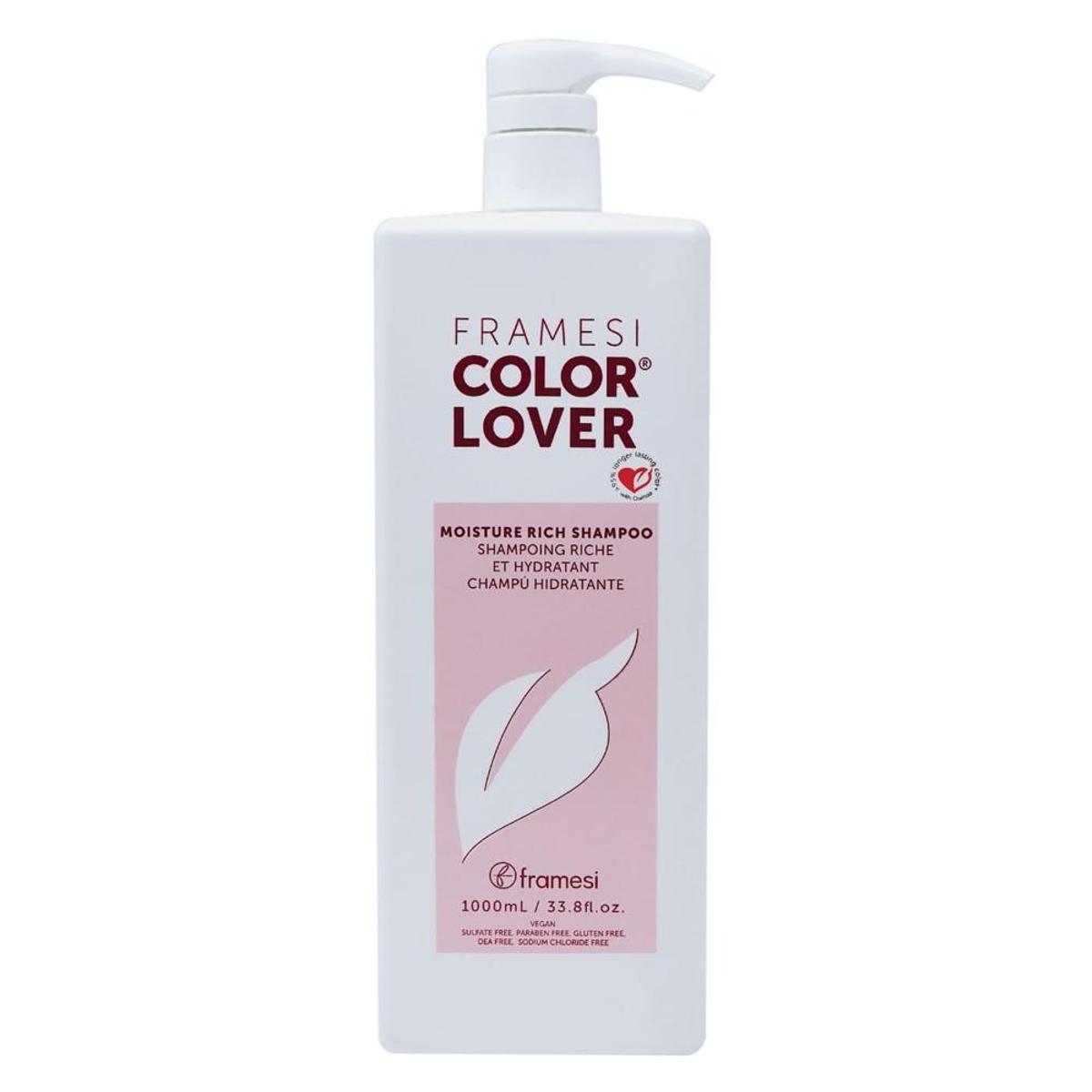 Dầu Gội Cấp Ẩm Giữ Màu Tóc Nhuộm Framesi Color Lover 1000ml