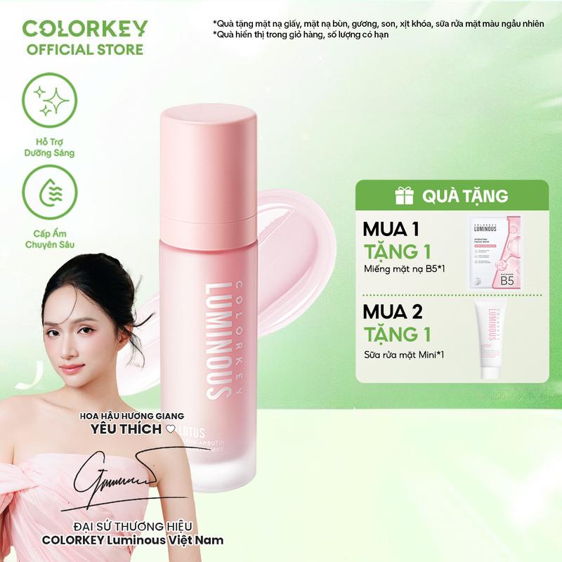  SET 1 TONER 100ml + 1 GEL Dưỡng Ẩm 50ml COLORKEY Hỗ Trợ Cấp Ẩm Cho Da 