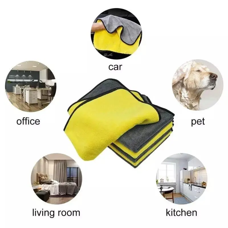 [Gaode] Lap Kain microfiber multifungsi cocok untuk mobil motor kaca serbaguna mudah serap air 30x30CM Aksesoris Car Kendaraan Cleaning 8