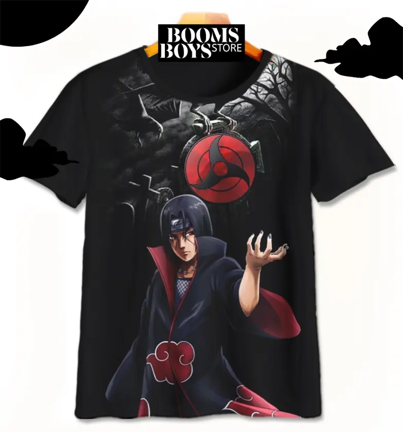 Kaos Anak Itachi Uchiha Akatsuki Naruto Itachi-2-designWD Anime Umakuka - Booms Boys Store