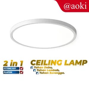 AOKI Ceiling lamp LED Super Terang Hemat Energi dengan Desain Modern dan Fitur 3 Perlindungan Lampu