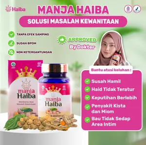 MANJA HAIBA | Suplemen Pendukung Promil & Terapi Alami Kesehatan Reproduksi Wanita