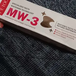 [Live Exclusive] METOO MW-3 Advanced Whitening Tooth Paste 1/2/3pcs - pemutih gigi / Bebas Sensitif / Bebas Karang Gigi / Pasta Gigi Probiotik / Gusi Sensitif / Membersihkan Noda Gigi