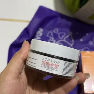 ACNAWAY Advanced Mugwort Gel Mask Big Size – Face Mask Gel Masker Wajah untuk Kulit Berjerawat | Mencerahkan, Menghaluskan & Membersihkan Pori | Anti Kusam, Komedo & Minyak | Acne Skincare Brightening & Pore Care Masker Komedo