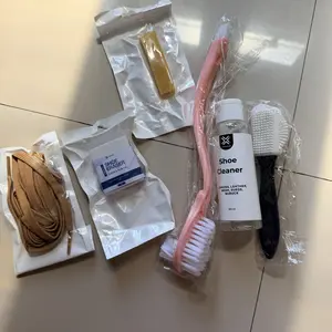 Paket Lengkap Pembersih Sepatu Suede & Nubuck Tanpa Air / Cleaner + Suede Brush + Suede Eraser Premium Bonus Tali Sepatu