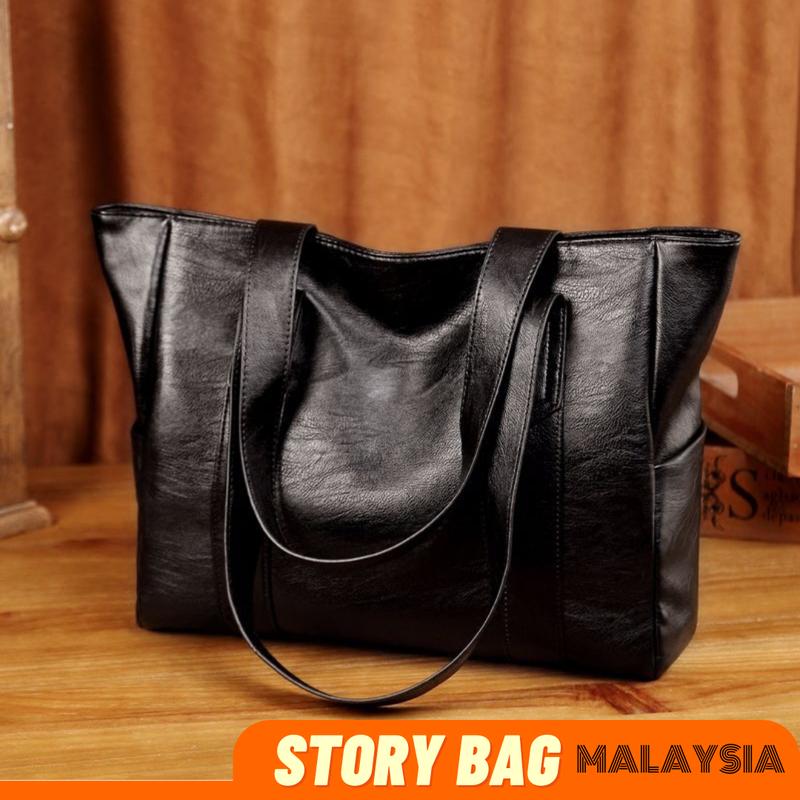 READY STOCK Emily Tote Bag Beg Tangan Wanita Tote Bag Leathe - TikTok ...