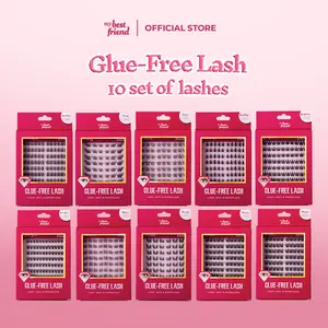 MY BEST FRIEND ( ALL VARIANT ) - CLUSTER EYELASH 10 SET BULU MATA TANPA LEM PREMIUM BULU MATA TANPA LEM LANGSUNG TEMPEL BULU MATA EYELASH EXTENSION LEM BULU MATA EYELASH BULU MATA PALSU LANGSUNG TEMPEL EYELASH TANPA LEM LANGSUNG TEMPEL BULU MATA TANPA LEM
