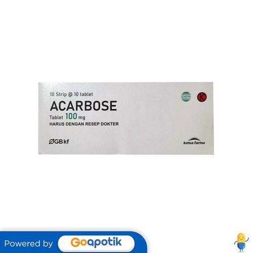 ACARBOSE KIMIA FARMA 100 MG BOX 100 TABLET