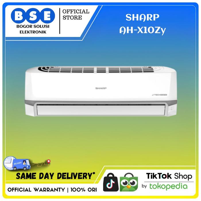 Gambar AC SHARP J-TECH INVERTER 1PK AH-X10ZY SHARP AH X10ZY 1 PK INVERTER dari Bogor Solusi Elektronik Kab. Bogor Tokopedia