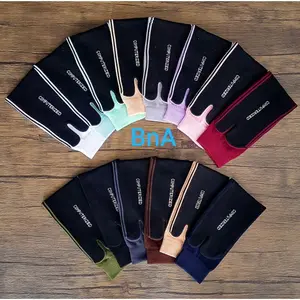 IS Termurah kaos kaki jempol nilon telapak hitam wanita dewasa muslimah motif polos