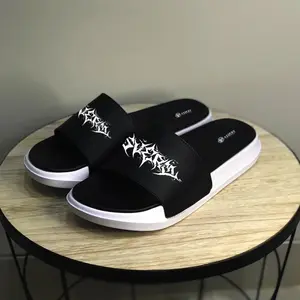 Sandal / Sendal Slip on Sliper Empuk Pria / Laki Laki Cowok Anak Remaja Terbaru / Termurah Best Seller Suerm Fusion Series - Kakiku
