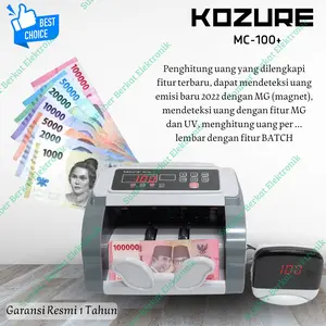 Mesin Penghitung Uang Kozure MC-101+ Money Counter Kozure Fitur Terbaru MC-101+