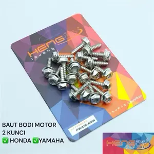 BAUT PROBOLT BODY CHROME HONDA YAMAHA BEAT VARIO SCOOPY PCX NMAX MIO FINO XEON DLL UNIVERSAL K8