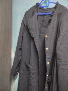 Product Review of Gaun renda berkualiti tinggi untuk wanita, gaya Muslim, Unta, hitam, elegan, warna pepejal, kolar berdiri, lengan panjang, tali pinggang, pelangsingan badan, panjang buku lali, skirt from R**a 0
