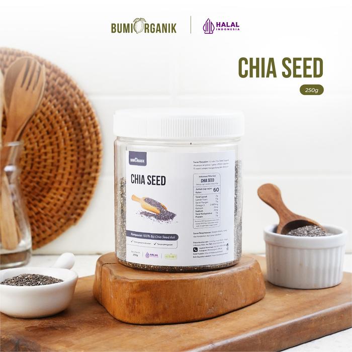 Gambar CHIA SEED 250G - BUMI ORGANIK dari Bumi Organik_NEW Kota Bogor Tokopedia