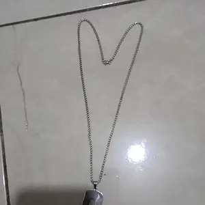 COD-Kalung Inisial Nama Silver Anti Karat / Kalung Abjad A-Z / Aksesoris Fashion Kualitas Tinggi Keren Bagus