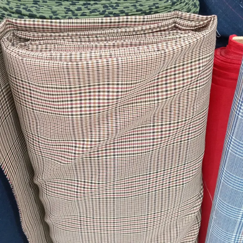 kain katun motif kotak kotak bagus premium 0
