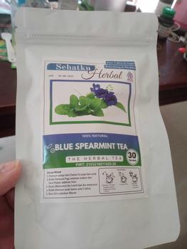 Product Review of Blue Spearmint tea/Spearmint tea+Bunga Telang ini 30 tea bag Air Daun from C**A 1