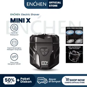 【COD】ENCHEN Mini X Shaver Alat Cukur Jenggot Elektrik Waterproof Alat Shaving Pencukur Kumis Wajah
