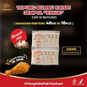 [40 Gram x 10 pcs] Tepung Bumbu Crispy Cap Jempol Si Buyung Renyah Gurih Kemasan 40 Gram x 10 PCS