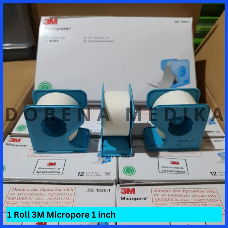 3M Micropore Plester Roll Putih 1 2 1/2 inch 0