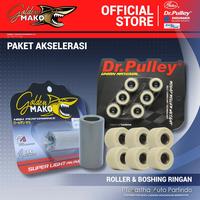 Gambar PAKET AKSELERASI GOLDEN MAKO SUPERLIGHT PIN PULLEY & ROUND ROLLER DRPULLEY HONDA YAMAHA BEAT KARBU/BEAT ESP/BEAT FI/BEAT DELUXE/SCOOPY NEW/VARIO 110/VARIO125-160/PCX150-160/ADV150-160/AEROX155/NMAX - AEROX155/NMAX dari Aastha Auto Partindo Kota Administrasi Jakarta Barat 1 Tokopedia