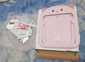 Product Review of [COD] SM K153 Cermin Meja Rias Bentuk Kucing Lucu Kaca Duduk Aesthetic Portable Serbaguna from t**n 0
