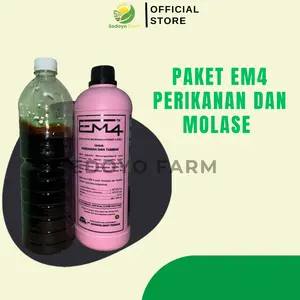 PAKET EM4 Perikanan 1 Liter dan Molase 1Kg