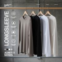 Gambar KREMLIN Longsleeve T-shirt AOMI Series Coolbreeze - ZEN - M, White dari Kremlin Clothing Kota Bandung 1 Tokopedia