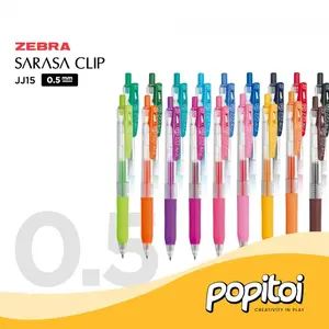 ZEBRA SARASA CLIP JJ15 Gel Pen 0.5 mm Pulpen Bolpen Warna Warni 05 0,5