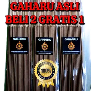 DUPA GAHARU ASLI (32 CM Nyala ±2 Jam) REJEKI MELIMPAH - Beli 2 GRATIS 1