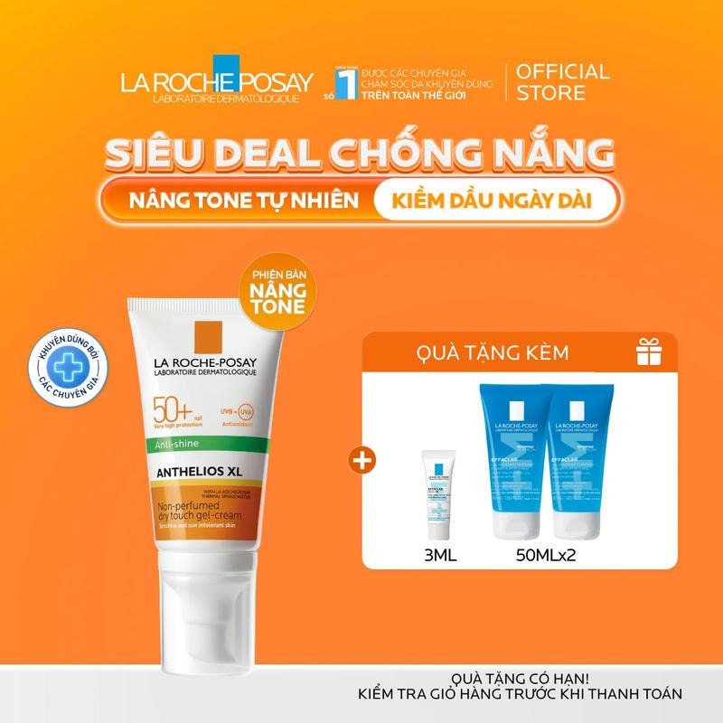 [FS] Kem chống nắng nâng tone cho da dầu La Roche-Posay Anthelios XL SPF50+ PA++++ 50ml